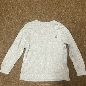 Ralph Lauren polo long sleeve tshirt 4t grey
